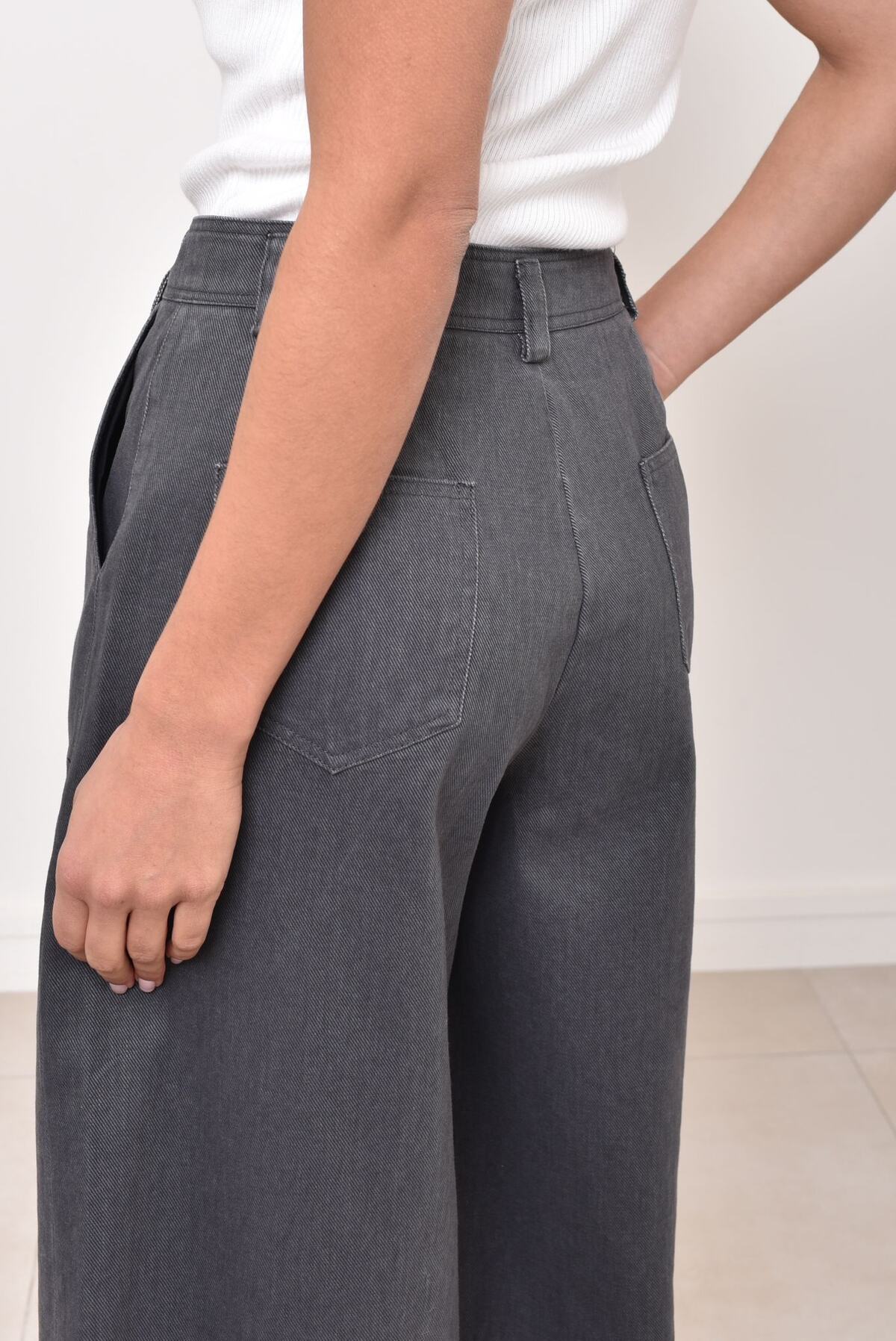 Weite Jeans Culotte