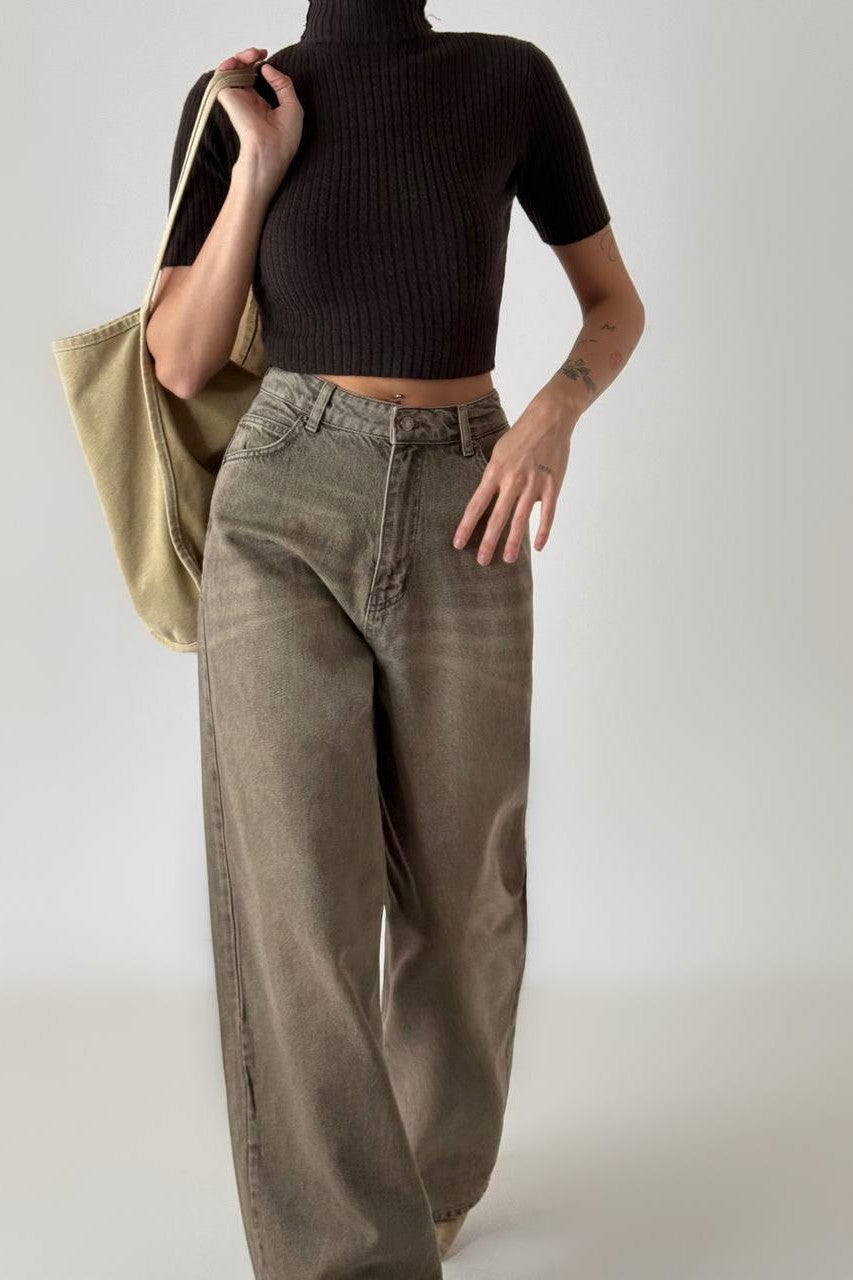 Wide Leg Jeans High Waist