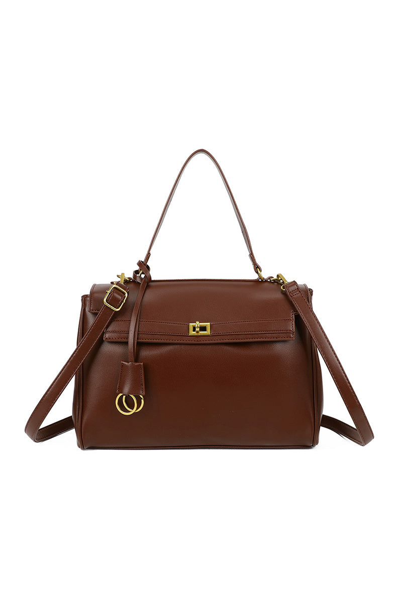 Handtasche mit Doppelring-Verschluss