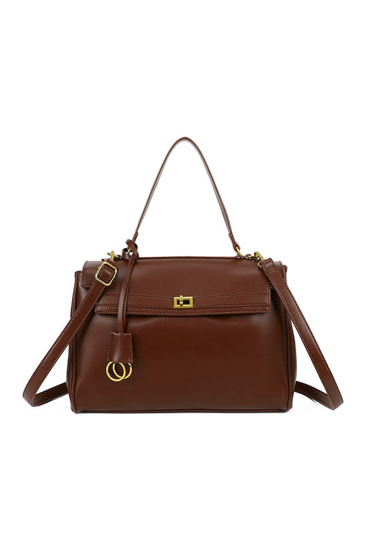 Handtasche mit Doppelring-Verschluss